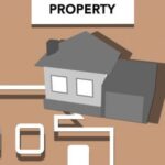 Property Value - Illustration of house for private property representing concept of investing in purchase of real estate