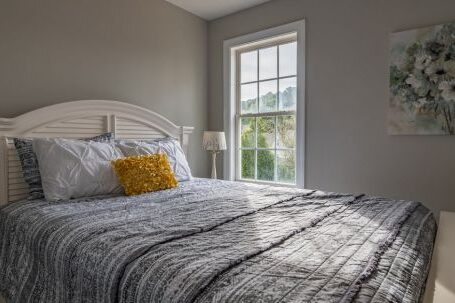 Real Estate - White and Gray Bed Linen